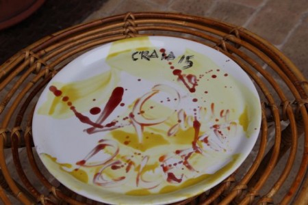 Il piatto realizzato sa Silvio Craia