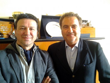 Il presidente del Consiglio comunale di Tolentino Mauro Sclavi e l'assessore ai Servizi Sociali Fausto Pezzanesi