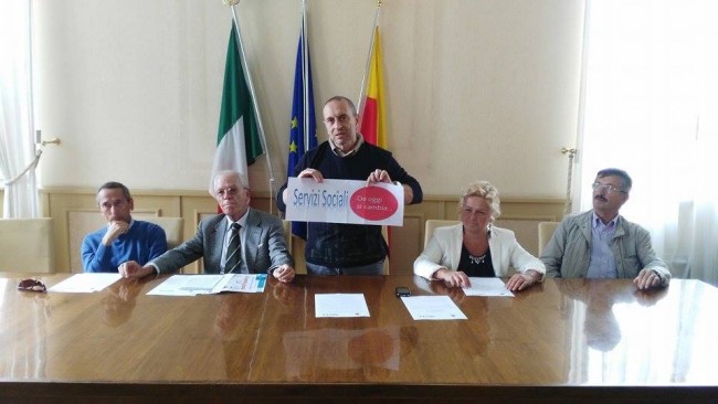 Da sinistra Turchetti, Flamini, Corvatta, Cecchetti e Postacchini