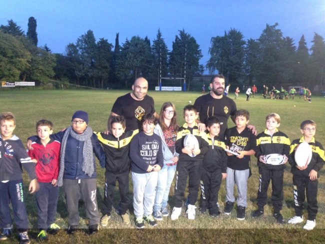 Ongaro e Perugini al campo da rugby3