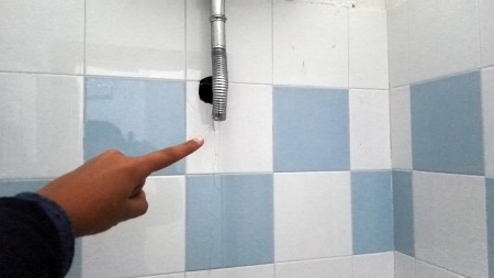 Il tubo rotto dai tifosi del Teramo