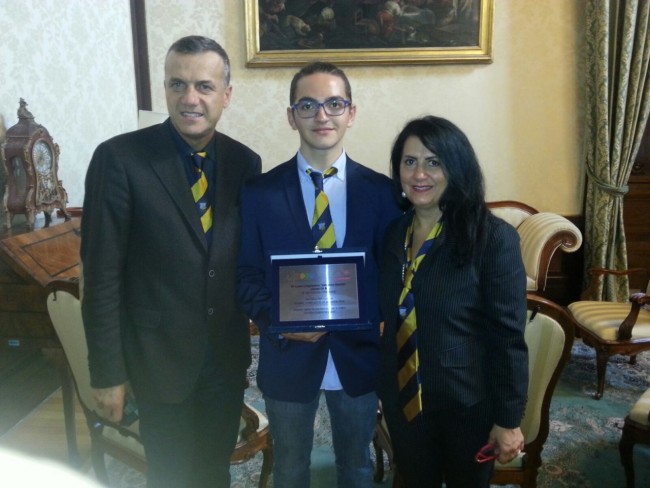 foto con premio