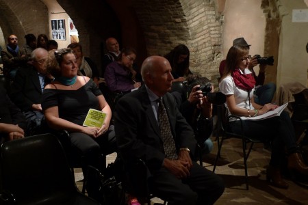La platea questo pomeriggio all'incontro agli Antichi Forni