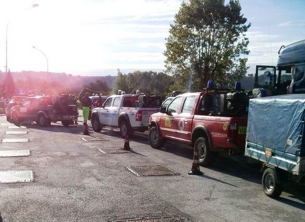 mezzi protezione civile San Severino