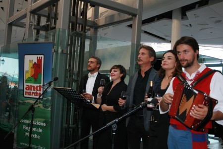 Gli interpreti di "Le Marche sul palco