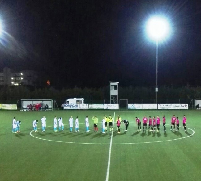 Le due squadre in campo