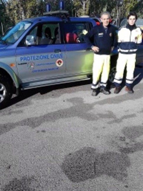 prot civile Luciani e Renzi