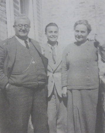 Il notaio Marchesini con la famiglia