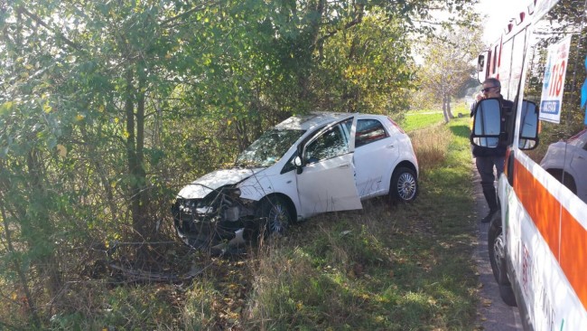 L'auto incidentata