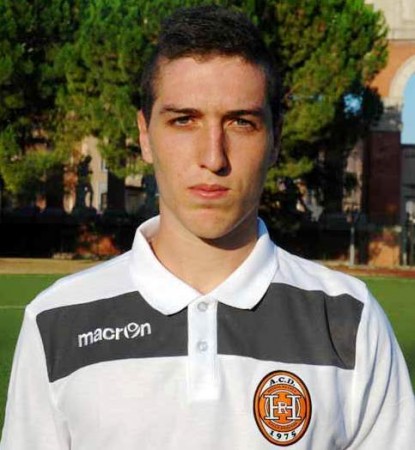 Luca Lombardi, bomber della formazione guidata da mister Fabrizio Re