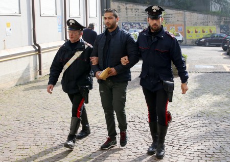  Muhamed Falli, 24 anni, in tribunale per l'udienza di convalida 