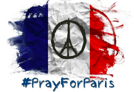 vetrofania concommercio pray for paris