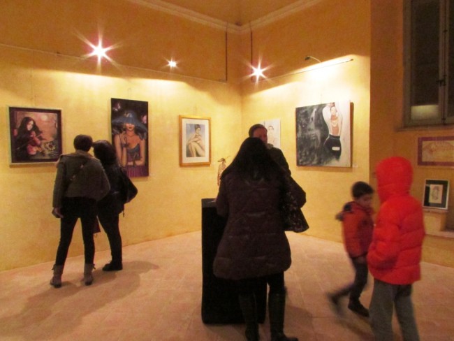 Una delle sale della mostra