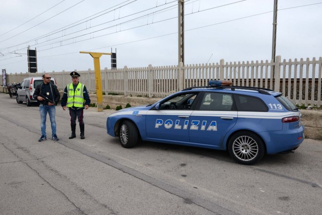 blocco stradale adriatica - fontespina polizia - civitanova (2)