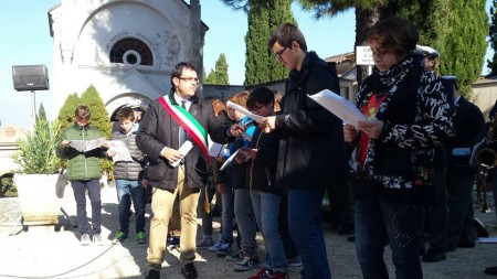 celebrazioni del 4 novembre al civico cimitero 1