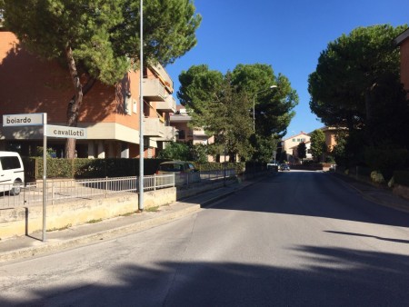 Via Cavallotti, dove è avvenuta la rapina