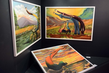 Alcune opere esposte a "My Country"