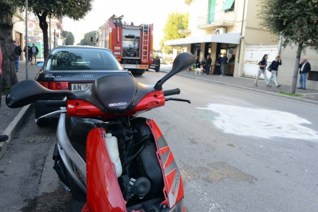 Lo scooter del 15enne