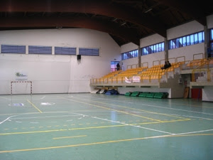 Il palasport "Luigino Quaresima" di Cingoli