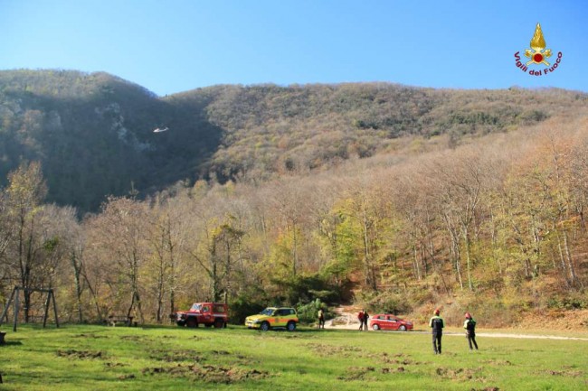 recupero elicottero vigili del fuoco san ginesio 2