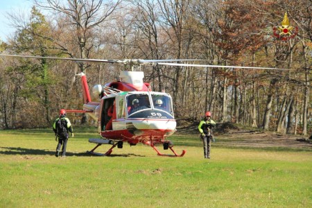recupero elicottero vigili del fuoco san ginesio 6