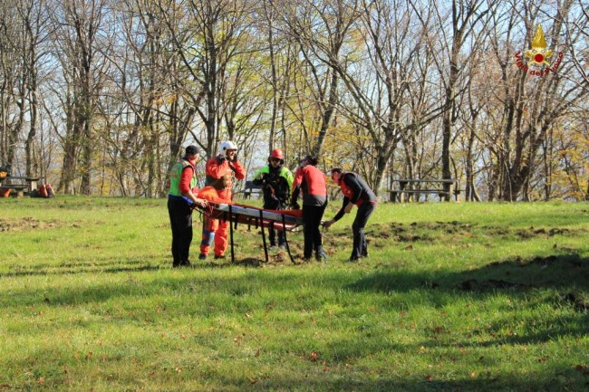 recupero elicottero vigili del fuoco san ginesio 7