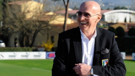 L'ex allenatore della Nazionale Arrigo Sacchi