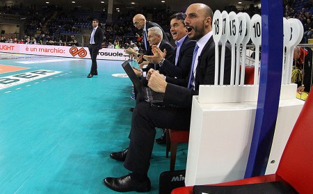 Il vice coach della Lube Giancarlo D'Amico