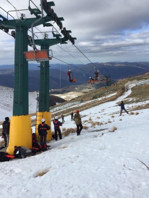 ESERCITAZIONI DI SOCCORSO SU SEGGIOVIA A FRONTIGNANO