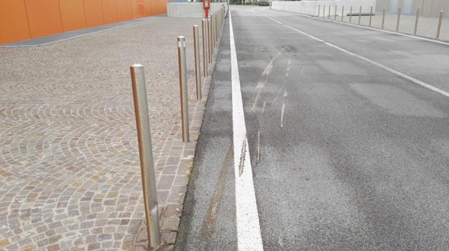I solchi nell'asfalto dovuti al trascinamento