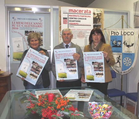 OO - I dirigenti della pro Loco di Piediripa presentano il calendario 2016