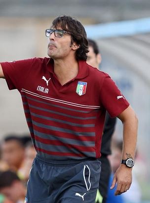 Paolo Vanoli allenatore dell'under 19 dell'Italia