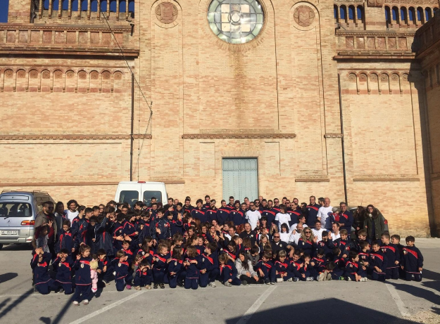 I partecipanti al pranzo di Natale treiese