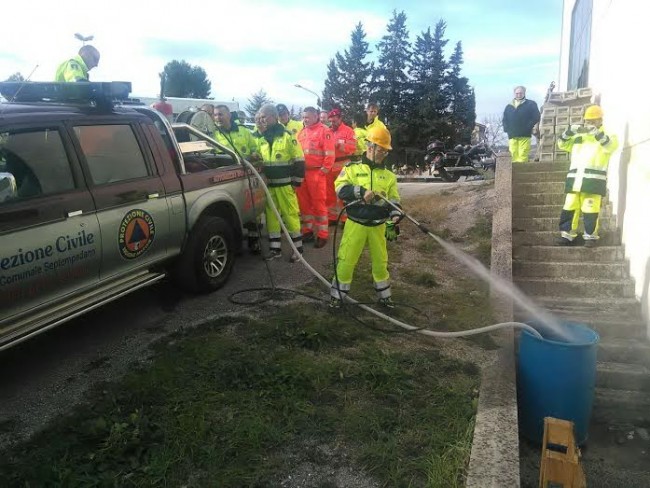 Protezione civile esercitazione San Severino 1