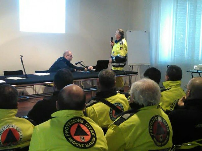 Protezione civile esercitazione San Severino2