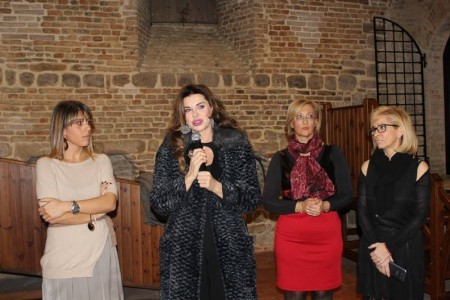 Alba Parietti, gli Assessori del Comune di Tolentino e Presidente Afam