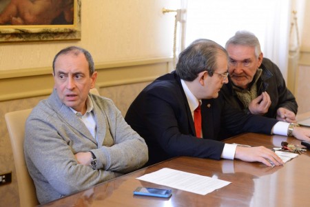 Il sindaco Corvatta e il presidente del consiglio Comunale Costamagna
