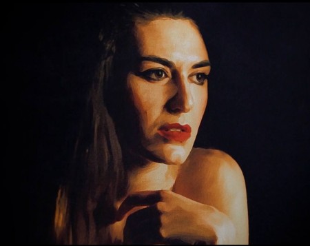 Il quadro al centro della storia di Duende, che ritrae l'attrice Rebecca Liberati, protagonista del film