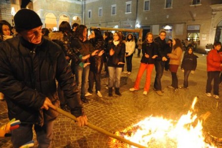 falò pellegrinaggio