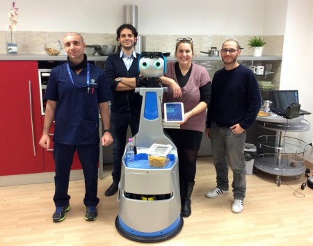 gruppo ricercatori inrca robot