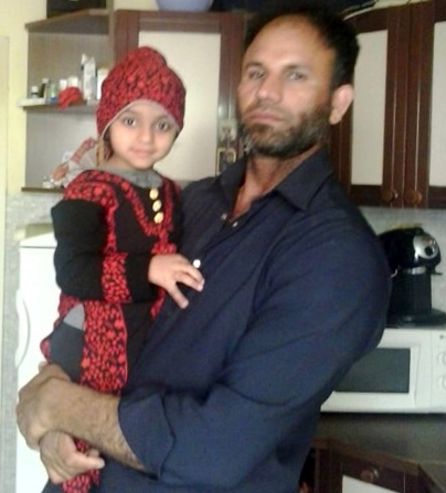 Halima con il papà