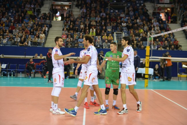 La Lube festeggia la vittoria