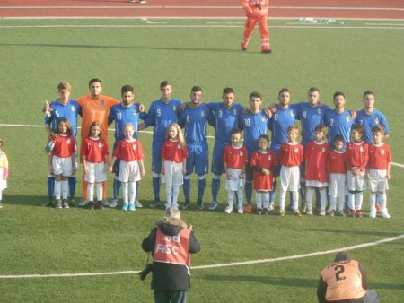 La nazionale under 19 in campo al Nicola Tubaldi di Recanati