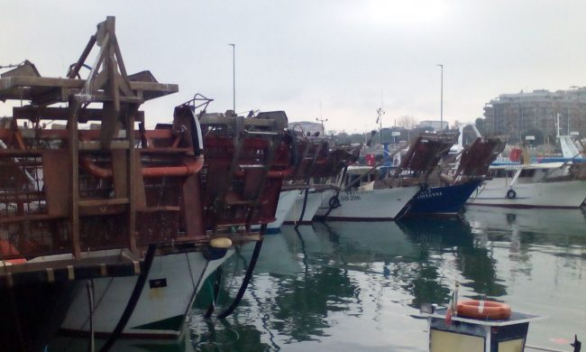 I pescherecci al porto