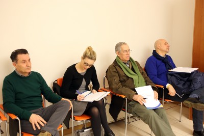 Alcuni dei rappresnetanti delle associazioni sportive che hanno beneficiato del controbuto per il defibrillatore