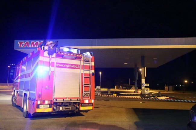 fuga gas superstrada 6