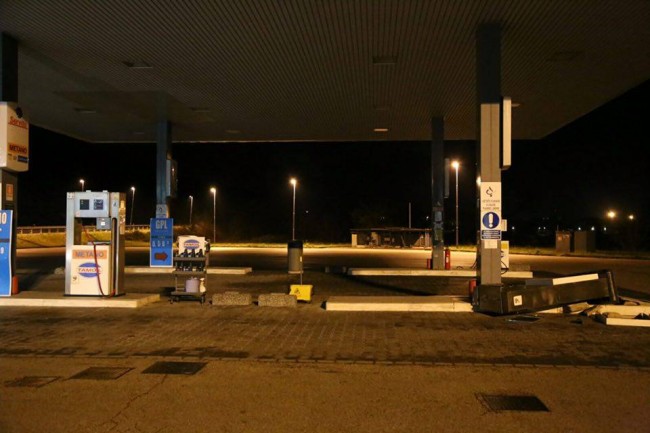 fuga gas superstrada 8