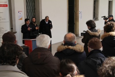 La manifestazione a Camerino