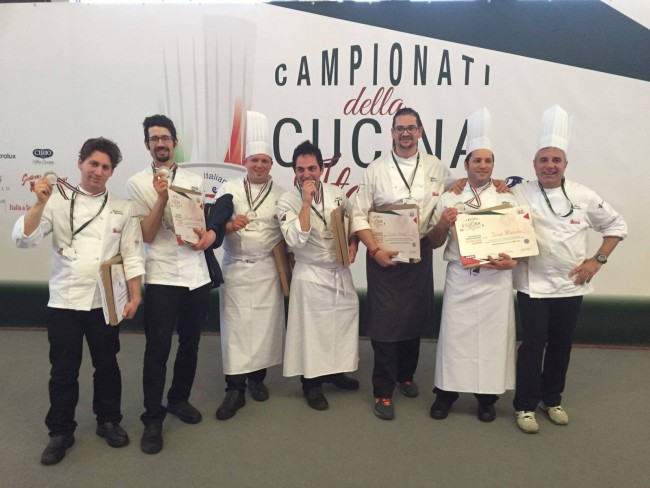 Il Team Cuochi Marche premiato a Montichiari
