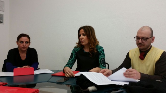 Da sinistra: Eleonora Sarti, Paola Taddei e Antonello Tolve